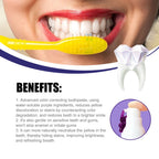 V34 Purple Toothpaste, Cleaning Bad Breath Teeth Stains Beauty Whitening Tooth Care Toothpaste