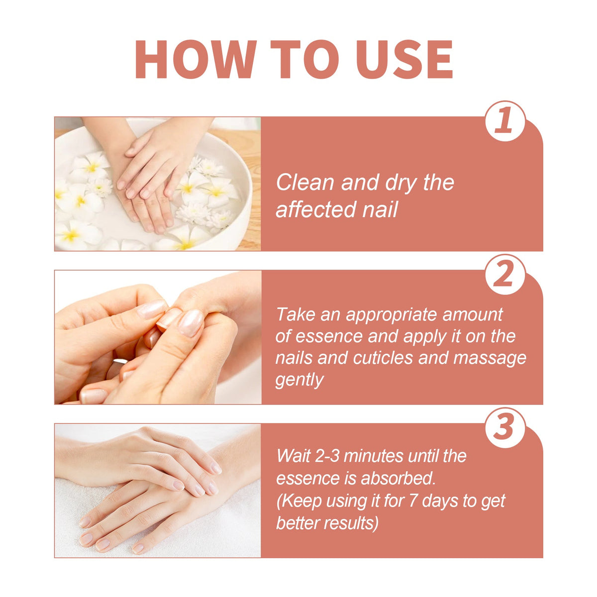 7 Day Nail Repair Essence, Hand And Foot Gray Nail Brightening Soft Nail Thickening Toenail Care Solution