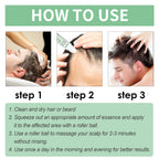 Strengthening Roll On Hair Essential Oil, Scalp Massage Moisturizing Hair Roots Thickening Hair Care Ball Essential Oil