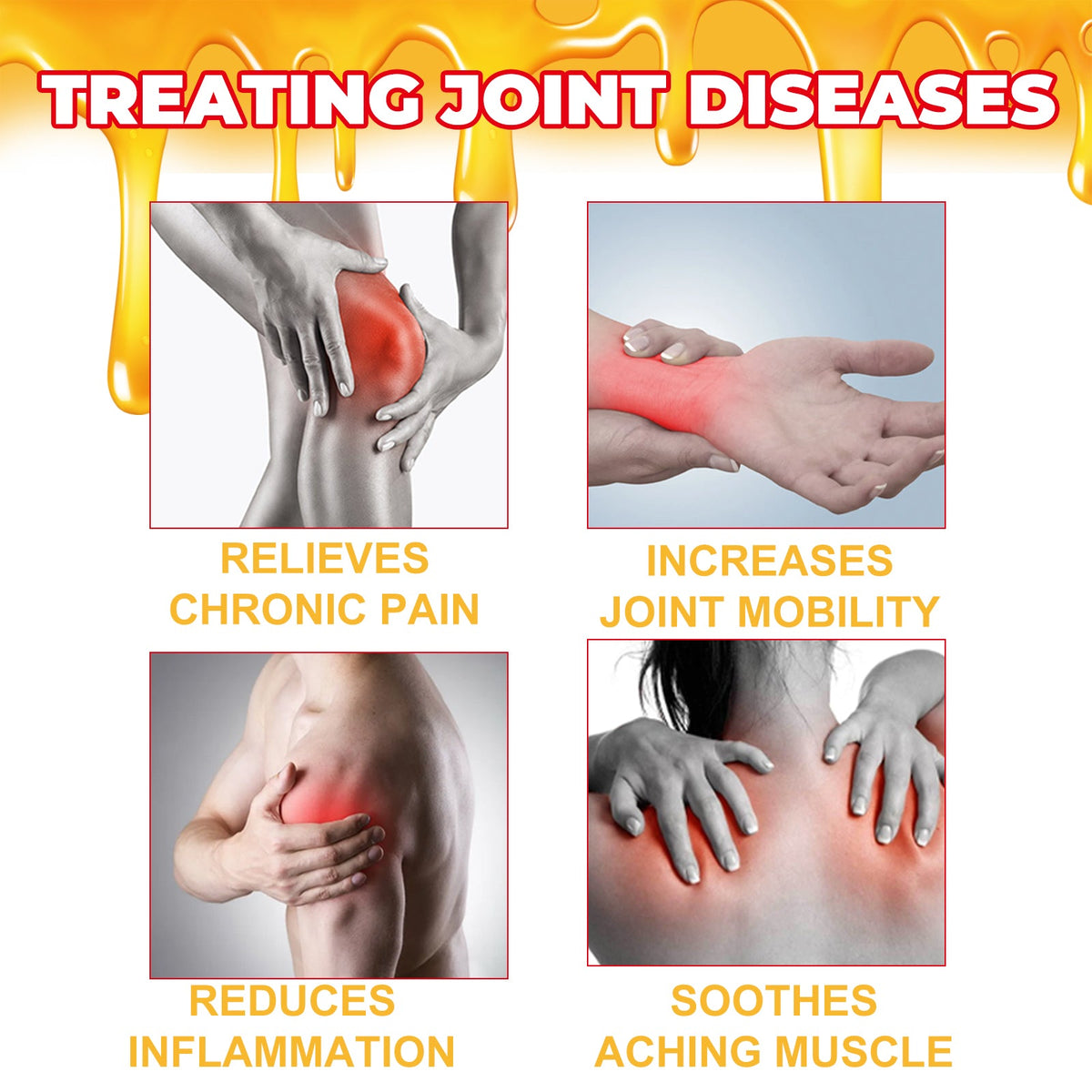 Bee Venom Joint Care Cream Relieves Knee Joint Pain And Discomfort By Massaging Body Joint Care Cream