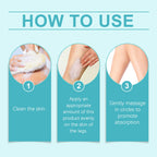 Leg Care Cream Mild Ingredients To Soothe Leg Discomfort Daily Moisturizing Massage Care Cream