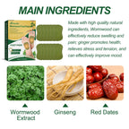 Wormwood Foot Patch, Relieve Body Stress Help Sleep Slimming Toning Foot Deodorant Care Patch