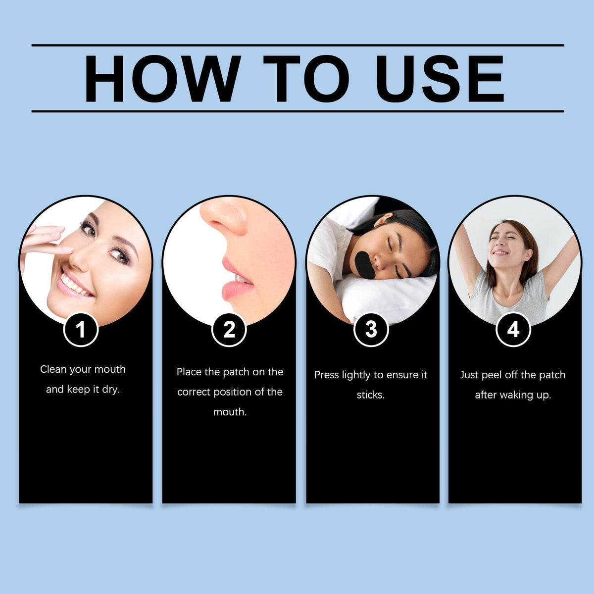 Anti-Snoring Sleep Patch Anti-Snoring Care At Night Physical Ventilation Anti-Snoring Patch