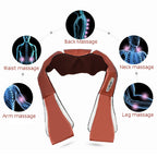3D Kneading Massage Shawl Hot Compression Electric Neck Waist Shawl Neck Shoulder Cervical Massage Shawl