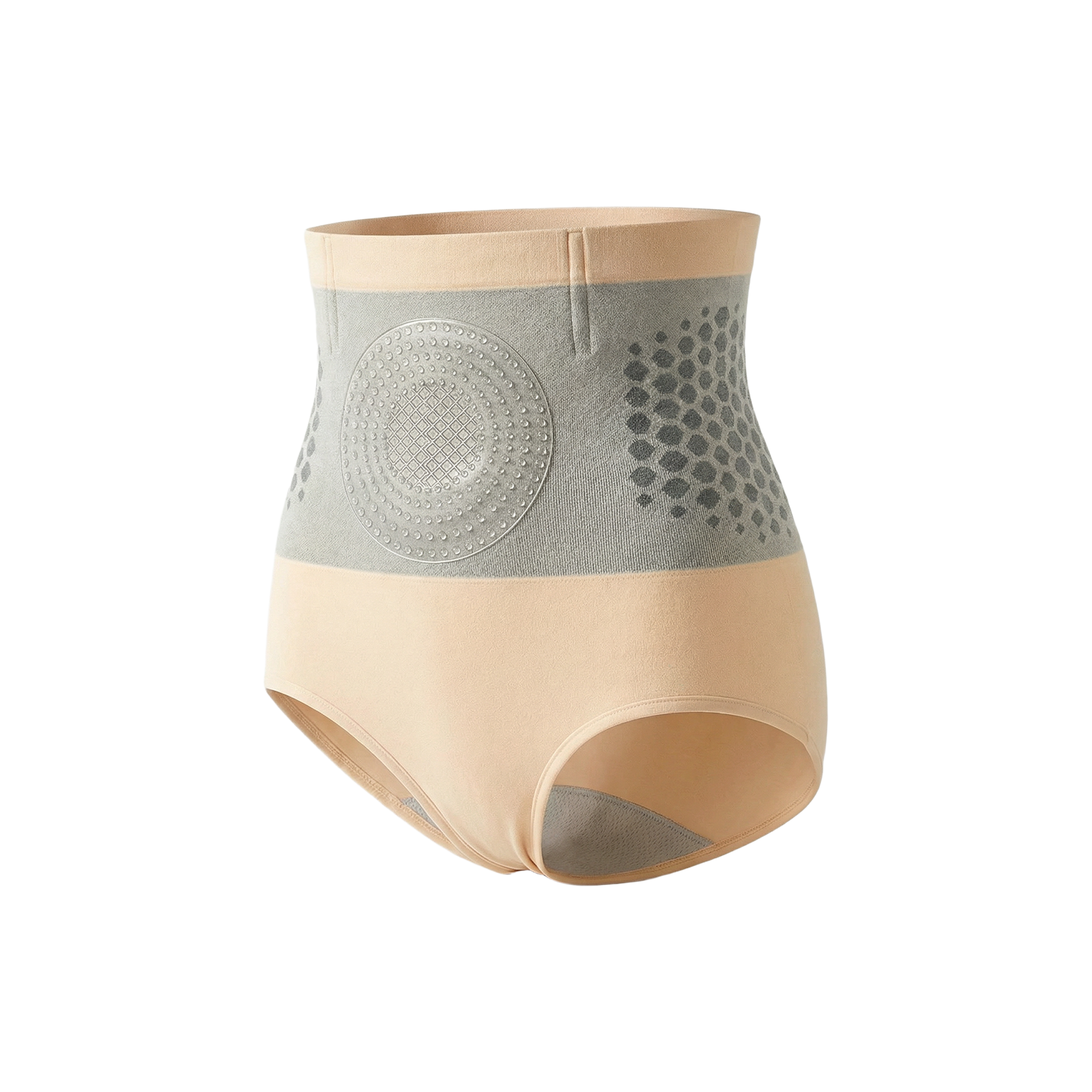 Aurenza Shop high-waist shaping briefs in light fabric, designed for comfort and energy, shown on a plain background.