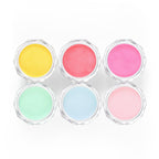 Crystal Carved Powder Extension Armor Crystal Powder Color 6pc Crystal Powder Coscelia