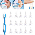 Ear Cleaner 16 Replacement Tips Earpick Easy Ear Wax Remover Spiral Earwax Cleaner Health Ear Cleaner Hearing Aid Ear Care Tools