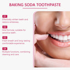 Baking Soda Toothpaste, Mint Fresh Teeth Cleaning Care Brightening Smile Teeth Cleaning Toothpaste