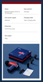 CP-F10 fascia gun muscle massager cervical muscle relaxer electric menstrual gun leg electric
