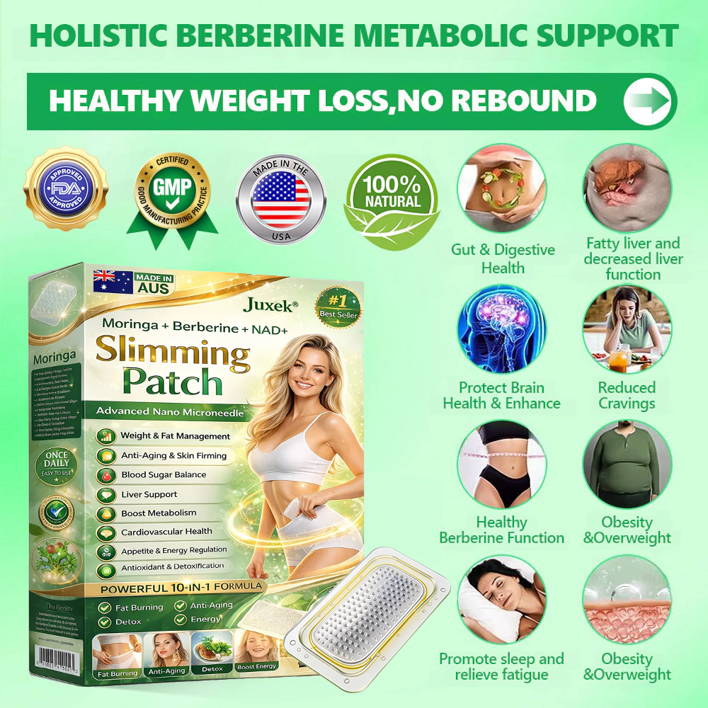 Wimaid® Berberine Slimming Microneedle Patch | 10-in-1 Weight Management Support