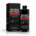 Aurenza Shop automotive nano ceramic coating spray bottle with a sleek label, designed for vehicle protection and shine.