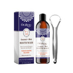 Coconut Mint Mouth Wash, Fresh Breath Clean Tongue Coating Whitening Teeth Oral Care Mouthwash