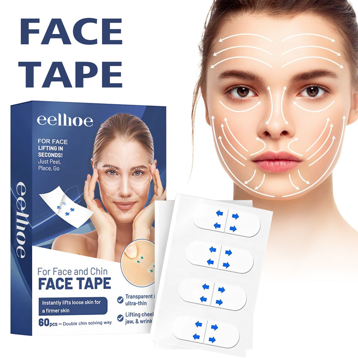 Face Lift Firming And Lifting Face Relaxers With Fine Lines Anti-Wrinkle Face Lift