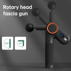 900-turn fascial gun USB charging massage angle rotatable full body muscle massage machine gun