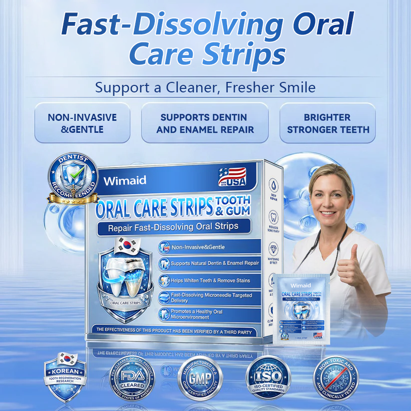 WIMAID® Fast-Dissolving Oral Strips Advanced Daily Oral Care