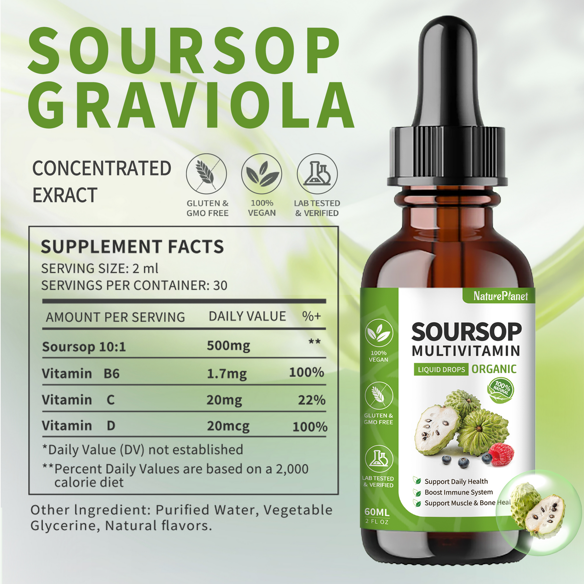 Organic Soursop Extract