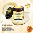 Two jars of Aurenza Shop Bee Venom Comprehensive Cream, natural skin moisturizer, featuring bee venom for nourishing skin.