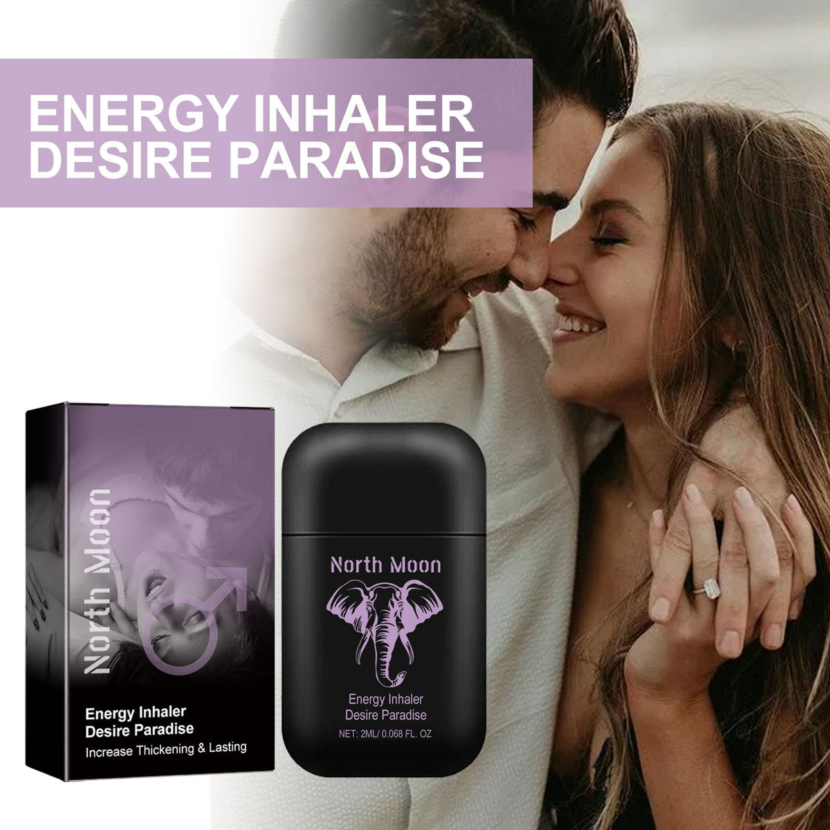 Energy Inhaler, Desire Paradise Alleviate Discomfort Fatigue Loosen Body And Mind Nursing Through Nasal Inhaler
