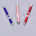 LED FlashLight Earpick Baby Ear Cleaner Endoscope Penlight Spoon Cleaning Ear Curette Light Spoon with Magnifier Ear Wax Removal