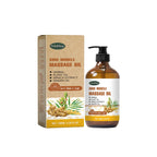 Woodsleep Ginger Muscle Massage Oil, Nourishing Skin Massage Care Essential Oil For Legs, Body And Joints