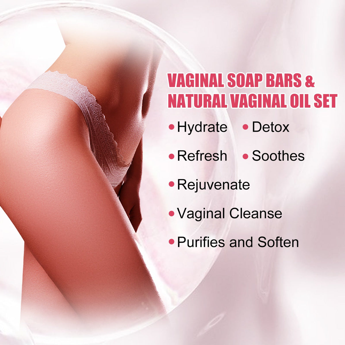 Women's Cleansing Treatment Essence Body Skin Cleansing Mild Bath Soap Treatment Essence