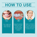 Instant Tooth Whitening Tooth Paint, Clean Tartar Very Well Tooth Dirt Yellow Teeth Care Dental Hygiene Mild Persistent And Pure And Fresh