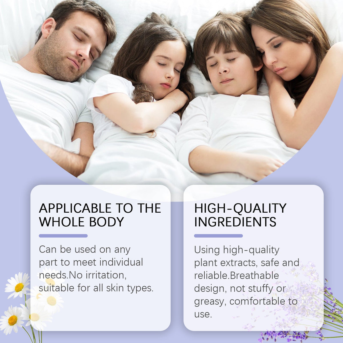 Lavender Sleep Patch Pamper The Sleeping Atmosphere At Night With A Gentle And Fragrant Sleep Body Care Patch