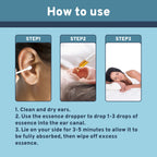 Ear Care Serum, Relieve Dizziness Tinnitus Back Ear Pain Ear Hearing Discomfort Clean Earwax Ear Drops