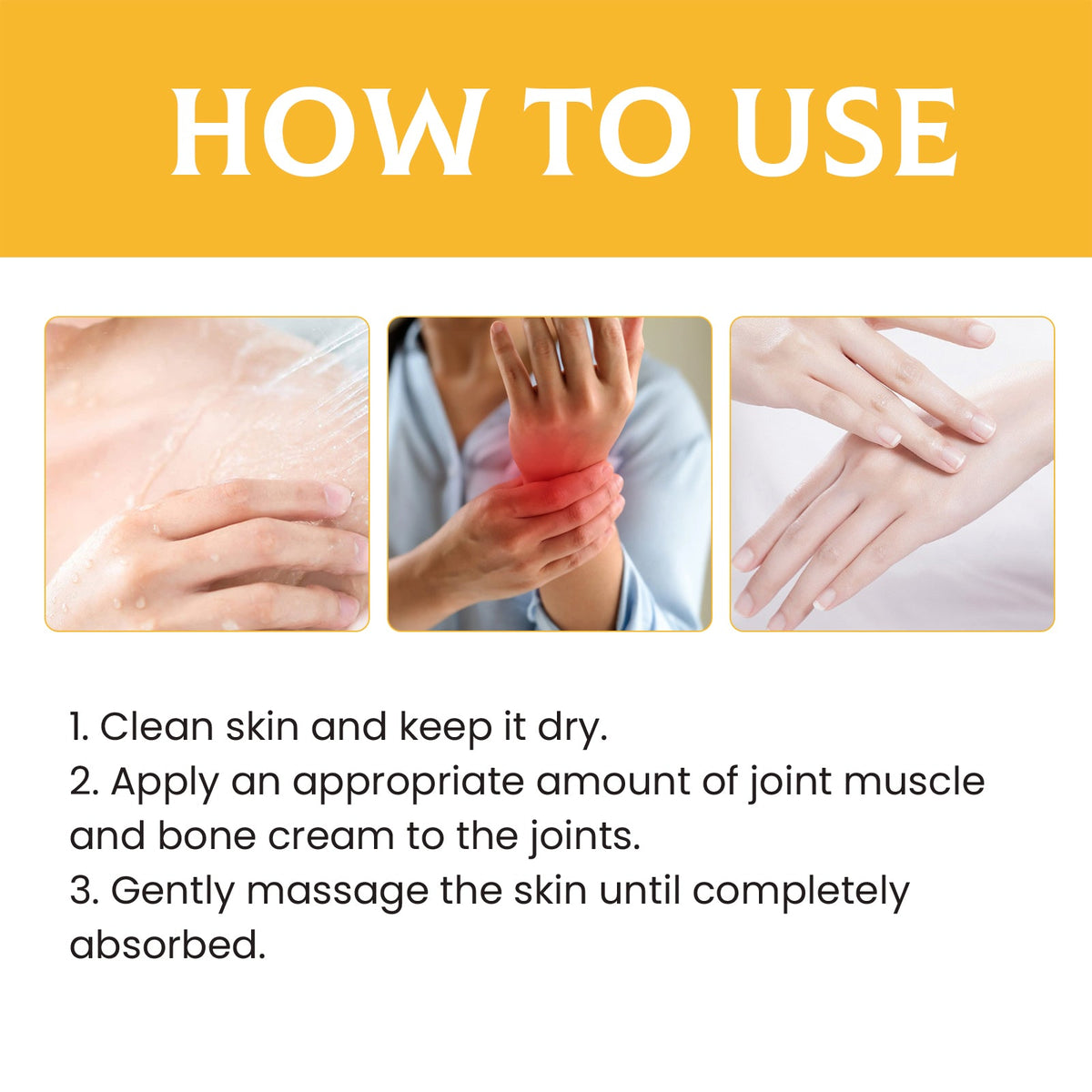 Bee Venom Joint Care Cream, Relieving Joint Muscle Soreness And Body Discomfort Care Massage Cream