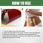 Wormwood Slimmed Belly Button Sticker, Slimming Firming and Shaping Belly Patch