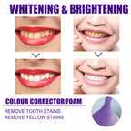 v34 Brightening Tooth Toothpaste, Whiten Teeth Correct Yellow Teeth Clean Stains Mouth Cleaning Toothpaste