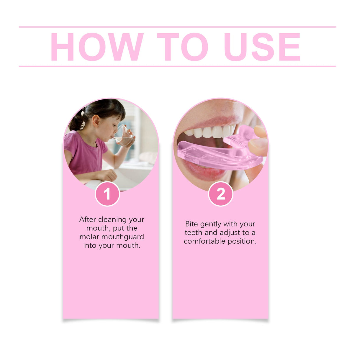 Children's Molar Mouthguard At Night Sleep Anti-Bite Molar Mouthguard Protects Children's Teeth
