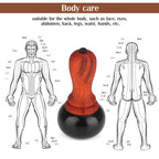 PASTSKY Hot Stone Electric Gua Sha Massager Bian Stone Guasha Tool Skin Scraping Back Face Massage Body Warm Moxibustion Therapy