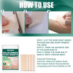 Silicone Gel Repair Patch, Fade Marks Transparent Care Skin Repair Patch