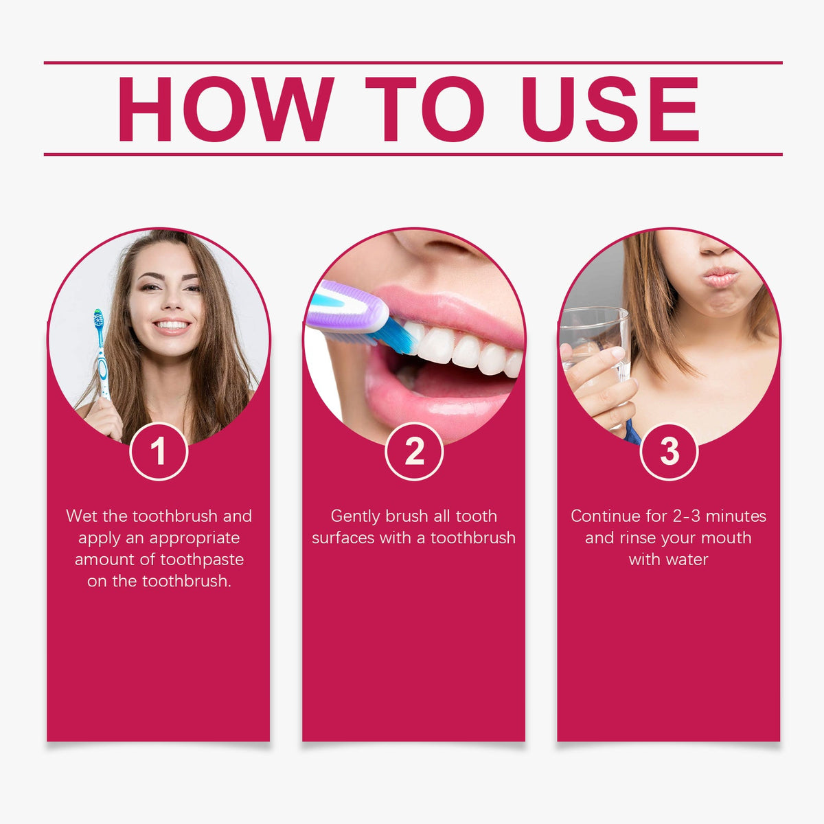 Baking Soda Toothpaste, Mint Fresh Teeth Cleaning Care Brightening Smile Teeth Cleaning Toothpaste