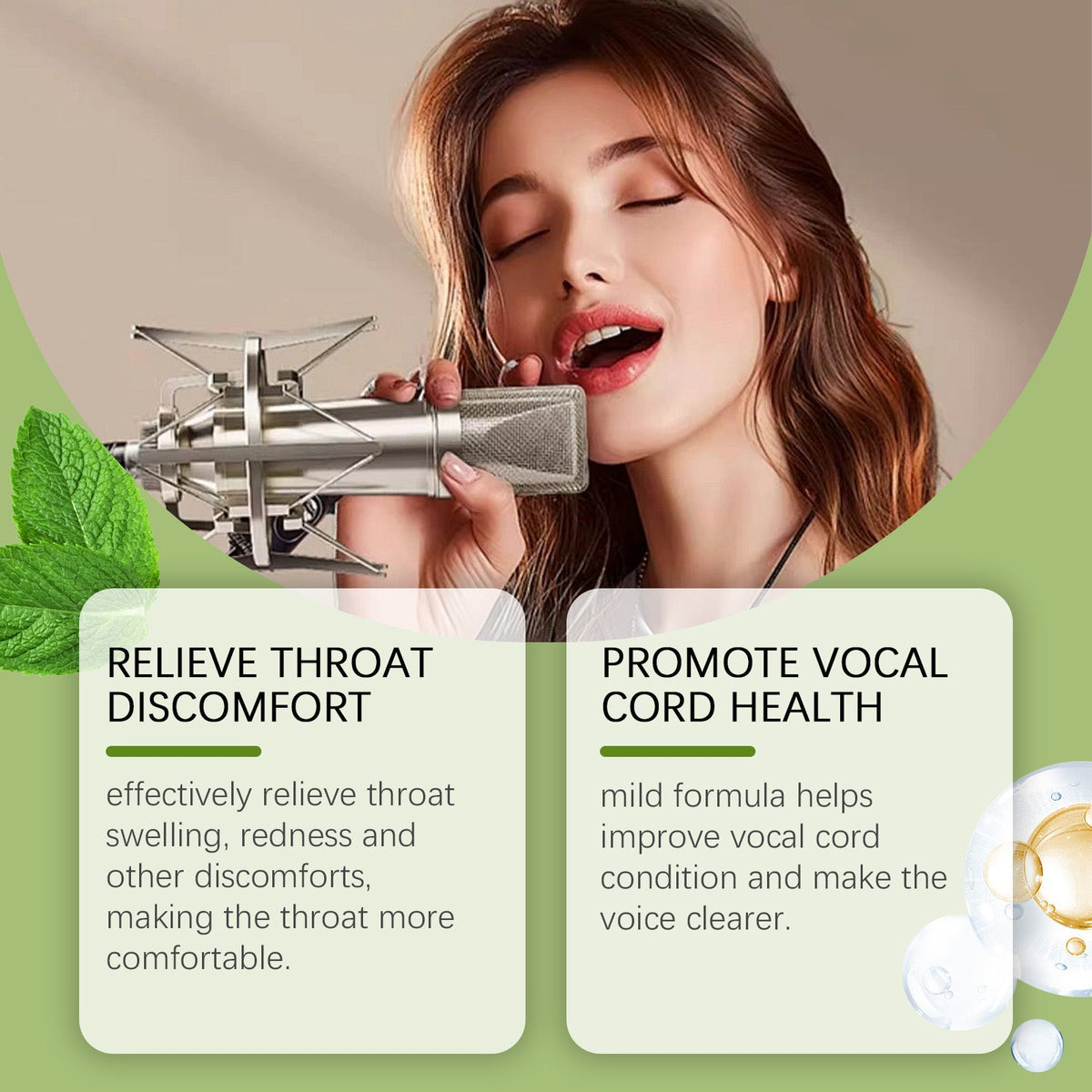 Throat Care Drops Body Treatment