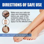 Nighttime Renewal Fungal Nail Patches, Repair And Thickening Gray Nail Insert Soft Nail Care Patch
