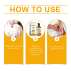 Ginger Massage Essential Oil, Ginger Care Essence Oil Body Massage Daily Care Firming Skin