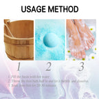 Foot Bath Ball, Repair Heel Dry Crack Skin Relief Physical Discomfort Cold Moisturizing Foot Care Ball