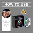 Color Changing Ring Everyday Portable Stylish Elegant Accessory Men's Body Care Ring