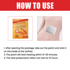 Hand Warmers, Hand Warmer Portable Comfortable Self-Heating Warm Patch Belly Warm Patch Belly Warm Patch