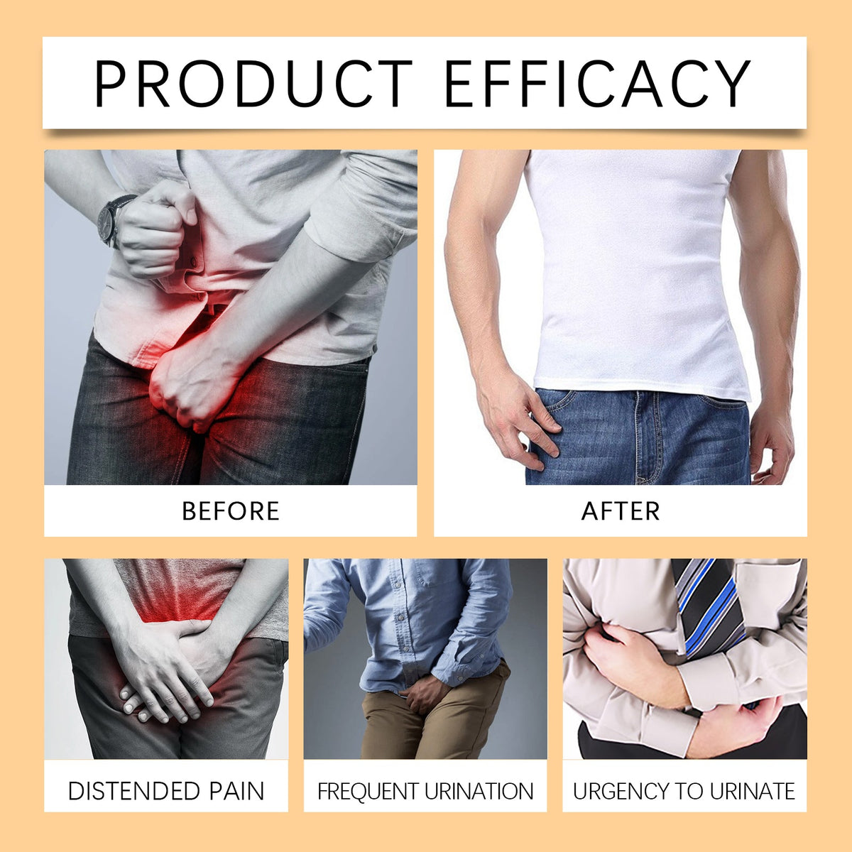 Herbal Prostate Comfort Patch For Men, Prostate Care Patch Soothes Men's Pelvic Area Discomfort And Improves Health And Comfort