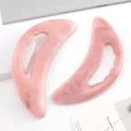 Large curved blade scraping board, resin honey wax scraping board, lazy person scraping neck and waist massager scraping piece massage board