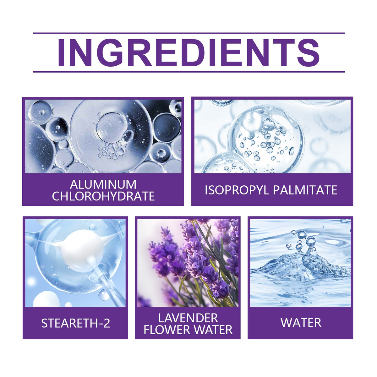 Lavender Deodorant For Summer Armpit Workouts, Sweat Odors Cleaning And Staying Portable Deodorant