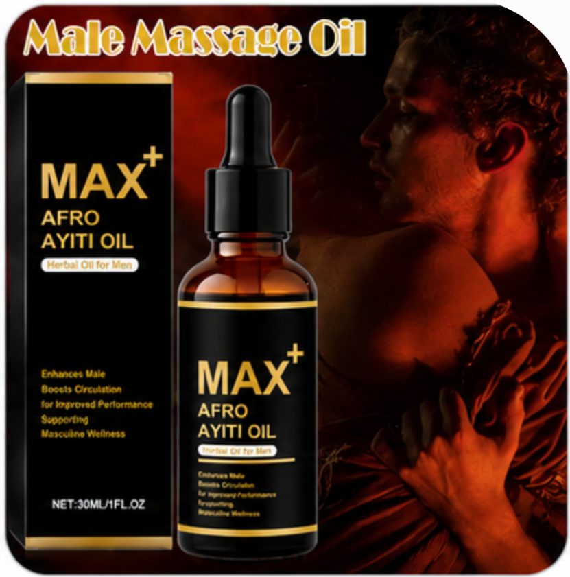 (BUY 1 GET 2) 30ml  Natural Herbal Men's African Ayi Oil MAX+ AFRO AYITI OIL Male Body Massage Essence Oil