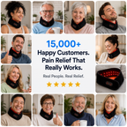 Red Light Therapy Neck Heating Belt – Infrared Neck Massager