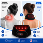 Red Light Therapy Neck Heating Belt – Infrared Neck Massager