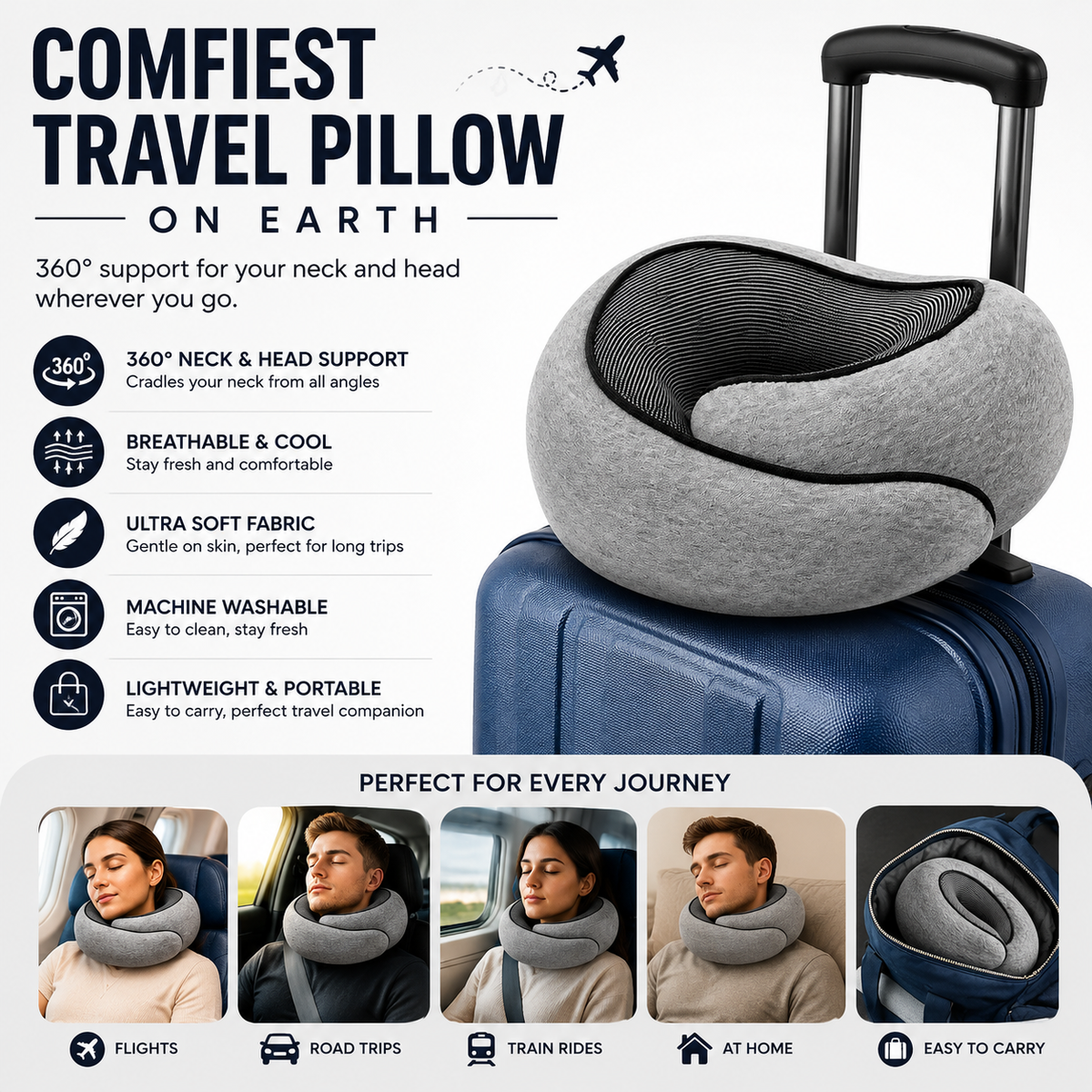 Butterfly Travel Neck Pillow