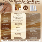 ☀️𝑶𝒇𝒇𝒊𝒄𝒊𝒂𝒍 𝑺𝒕𝒐𝒓𝒆 | ☀️ Wimaid® Sunless Instant Bronze Tanning Microneedle Patch (Just once a day) Visible Bronze Glow in 7 Days No UV, No Orange, No Streaks, No DHA, No Mess