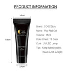 Painless Fast Crystal Extension Glue Cat Eye Manicure Phototherapy Glue Beginner Manicure Holder Nail Extension Glue